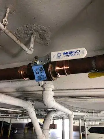 Copper pipe repair and valve work for Water Line Repair in Dublin